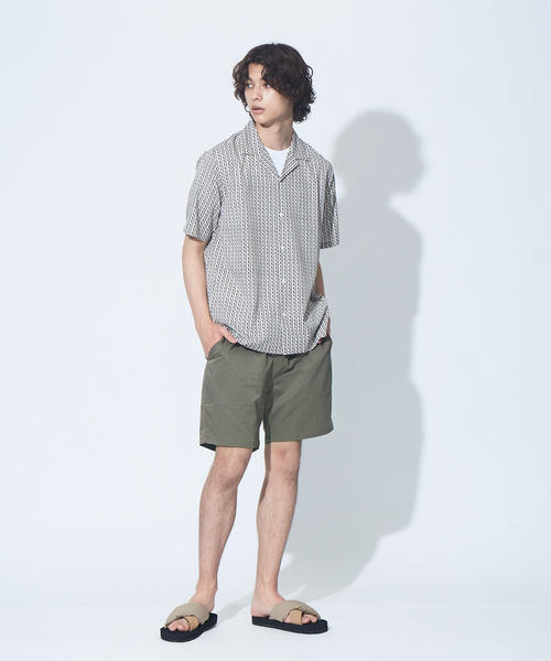 ABAHOUSE(アバハウス)の「【WEB別注】総柄 オープンカラー シャツ(シャツ/ブラウス・メンズ・ホワイト/ベージュ/ネイビー/グリーン/アイボリー・46/48)」の8枚目の写真