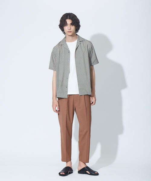 ABAHOUSE(アバハウス)の「【WEB別注】総柄 オープンカラー シャツ(シャツ/ブラウス・メンズ・ホワイト/ベージュ/ネイビー/グリーン/アイボリー・46/48)」の14枚目の写真