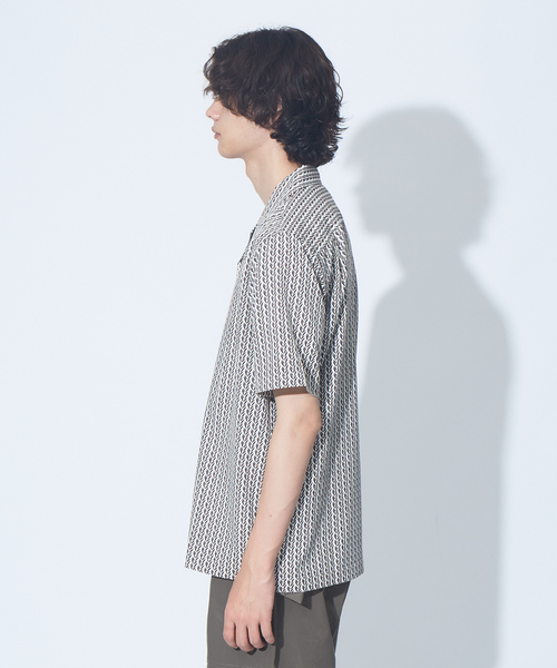 ABAHOUSE(アバハウス)の「【WEB別注】総柄 オープンカラー シャツ(シャツ/ブラウス・メンズ・ホワイト/ベージュ/ネイビー/グリーン/アイボリー・46/48)」の12枚目の写真