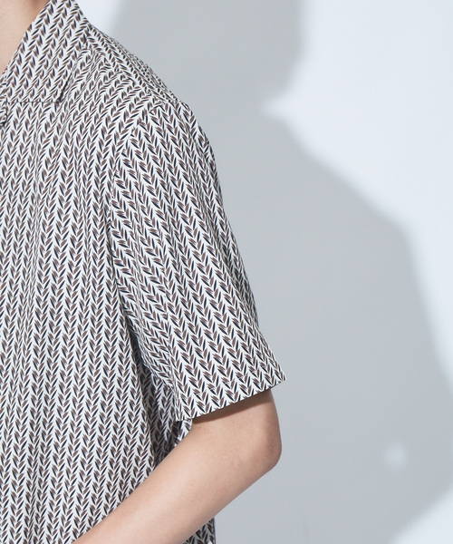 ABAHOUSE(アバハウス)の「【WEB別注】総柄 オープンカラー シャツ(シャツ/ブラウス・メンズ・ホワイト/ベージュ/ネイビー/グリーン/アイボリー・46/48)」の21枚目の写真