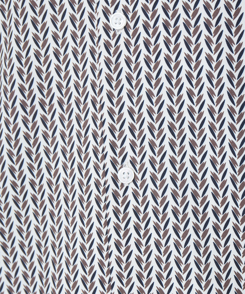 ABAHOUSE(アバハウス)の「【WEB別注】総柄 オープンカラー シャツ(シャツ/ブラウス・メンズ・ホワイト/ベージュ/ネイビー/グリーン/アイボリー・46/48)」の9枚目の写真