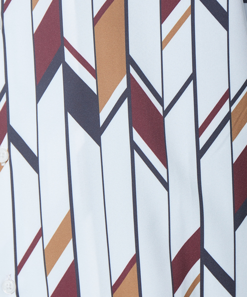 ABAHOUSE(アバハウス)の「【WEB別注】総柄 オープンカラー シャツ(シャツ/ブラウス・メンズ・ホワイト/ベージュ/ネイビー/グリーン/アイボリー・46/48)」の7枚目の写真