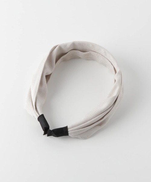 URBAN RESEARCH Sonny Label（アーバンリサーチサニーレーベル）の「ワイドカチューシャ（カチューシャ・レディース・ブラック/ベージュ・ONE）」の5枚目の写真