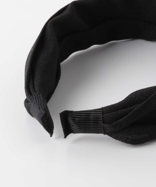 URBAN RESEARCH Sonny Label（アーバンリサーチサニーレーベル）の「ワイドカチューシャ（カチューシャ・レディース・ブラック/ベージュ・ONE）」の4枚目の写真