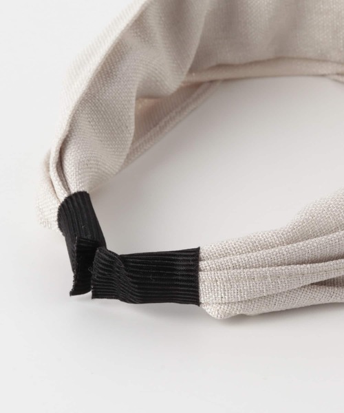 URBAN RESEARCH Sonny Label（アーバンリサーチサニーレーベル）の「ワイドカチューシャ（カチューシャ・レディース・ブラック/ベージュ・ONE）」の3枚目の写真