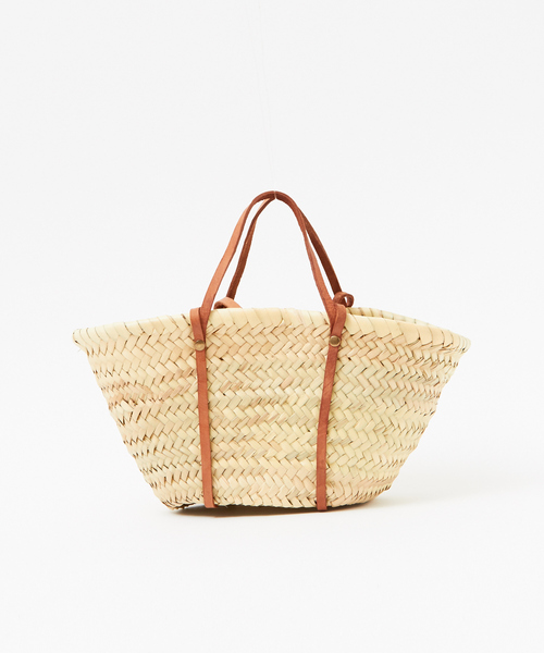 Rouge vif（ルージュヴィフ）の「KECH Les ESSENTIELS ショルダーバスケット（かごバッグ・レディース・ブラウン・フリー）」の5枚目の写真