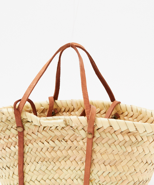 Rouge vif（ルージュヴィフ）の「KECH Les ESSENTIELS ショルダーバスケット（かごバッグ・レディース・ブラウン・フリー）」の6枚目の写真