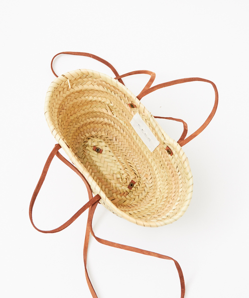 Rouge vif（ルージュヴィフ）の「KECH Les ESSENTIELS ショルダーバスケット（かごバッグ・レディース・ブラウン・フリー）」の14枚目の写真