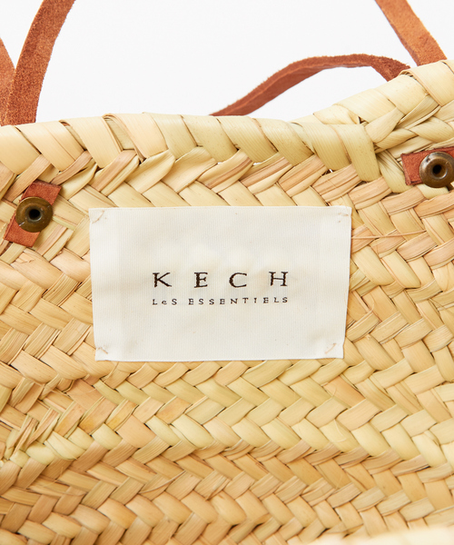 Rouge vif（ルージュヴィフ）の「KECH Les ESSENTIELS ショルダーバスケット（かごバッグ・レディース・ブラウン・フリー）」の13枚目の写真