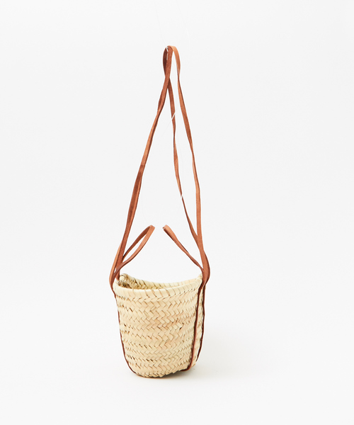 Rouge vif（ルージュヴィフ）の「KECH Les ESSENTIELS ショルダーバスケット（かごバッグ・レディース・ブラウン・フリー）」の10枚目の写真