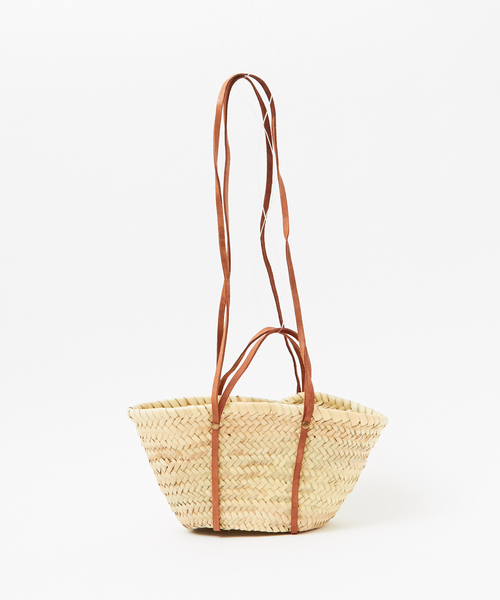 Rouge vif（ルージュヴィフ）の「KECH Les ESSENTIELS ショルダーバスケット（かごバッグ・レディース・ブラウン・フリー）」の9枚目の写真