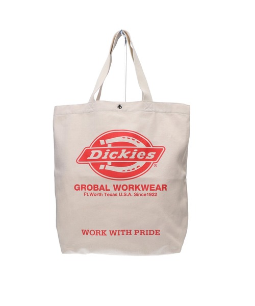 Dickies(ディッキーズ)の「【DICKIES/ディッキーズ】DK LOGO TC CANVAS TOTE BAG(トートバッグ・レディース・オフホワイト/ネイビー/ブラック/レッド・FREE)」の10枚目の写真