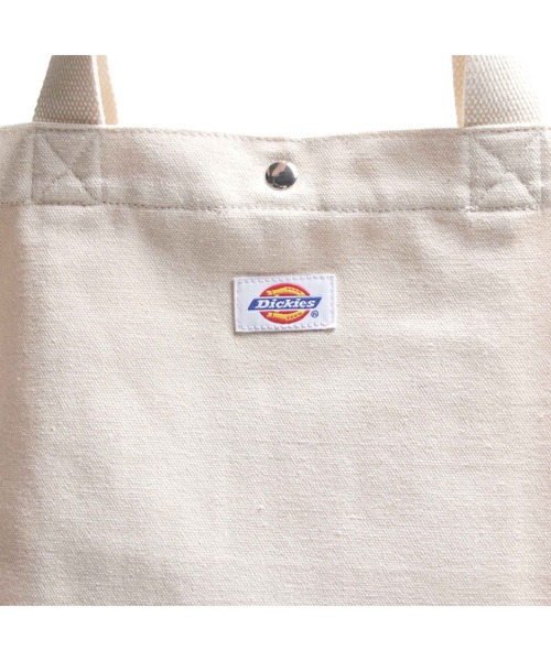 Dickies(ディッキーズ)の「【DICKIES/ディッキーズ】DK LOGO TC CANVAS TOTE BAG(トートバッグ・レディース・オフホワイト/ネイビー/ブラック/レッド・FREE)」の9枚目の写真