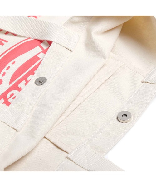 Dickies(ディッキーズ)の「【DICKIES/ディッキーズ】DK LOGO TC CANVAS TOTE BAG(トートバッグ・レディース・オフホワイト/ネイビー/ブラック/レッド・FREE)」の5枚目の写真