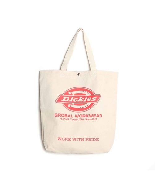 Dickies(ディッキーズ)の「【DICKIES/ディッキーズ】DK LOGO TC CANVAS TOTE BAG(トートバッグ・レディース・オフホワイト/ネイビー/ブラック/レッド・FREE)」の11枚目の写真