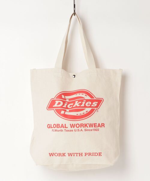 Dickies(ディッキーズ)の「【DICKIES/ディッキーズ】DK LOGO TC CANVAS TOTE BAG(トートバッグ・レディース・オフホワイト/ネイビー/ブラック/レッド・FREE)」の20枚目の写真