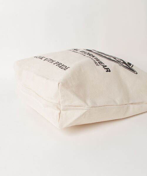 Dickies(ディッキーズ)の「【DICKIES/ディッキーズ】DK LOGO TC CANVAS TOTE BAG(トートバッグ・レディース・オフホワイト/ネイビー/ブラック/レッド・FREE)」の22枚目の写真