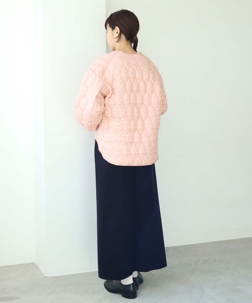 cardo fabrica(カルドファブリカ)の「キュプラキルティングリバーシブルZipジャケット(ブルゾン・レディース・グレー/ピンク・FREE)」の13枚目の写真