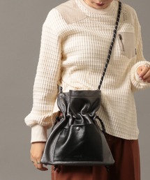 AVIREX | 【直営店限定】カウレザーカラーコンビ巾着バッグ/ COW LEATHER　COLOR COMBI　DRAWSTRING SHOULDER BAG(ショルダーバッグ)