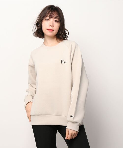 NEW ERA(ニューエラ)の「【ムラサキスポーツ別注】NEW ERA/ニューエラ ビッグシルエット バックプリント撥水トレーナー 12892637(スウェット・レディース・ベージュ・M/L)」の8枚目の写真