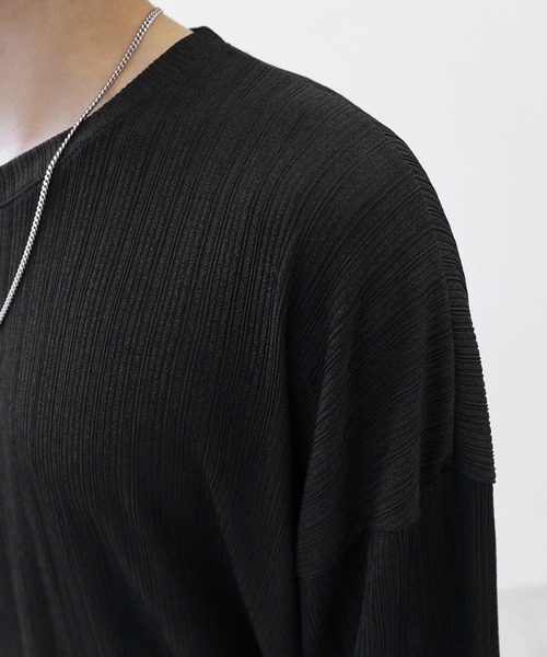 minsobi(ミンソビ)の「ルーズシルエットTシャツ ビッグシルエットベーシックトップス(Tシャツ/カットソー・メンズ・ホワイト/ブラック・FREE)」の20枚目の写真