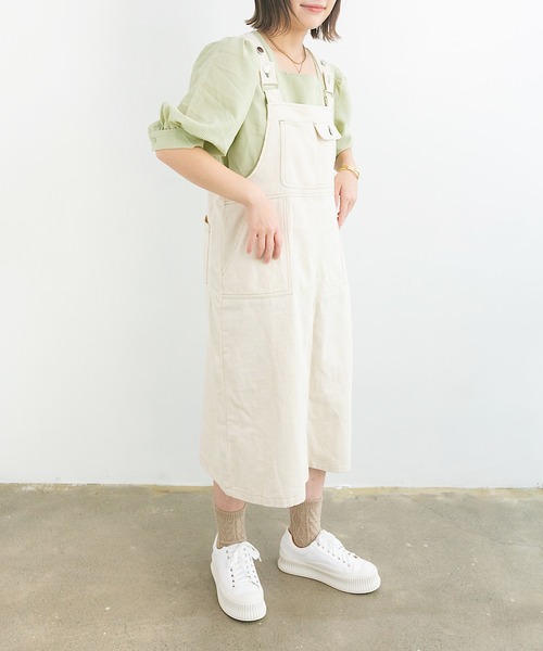 nemne store(ネンネストア)の「シャーベットを作るアシメボタンブラウス(シャツ/ブラウス・レディース・ブラウン/オフホワイト/グリーン・フリー)」の15枚目の写真