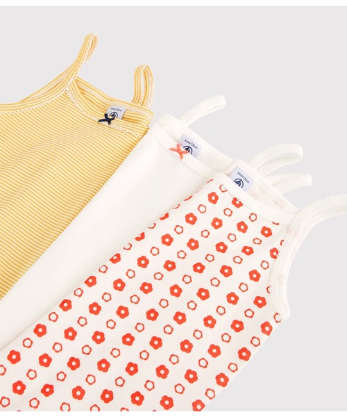 PETIT BATEAU（プチバトー）の「プリントキャミソール３枚組（キャミソール・キッズ・その他・6YEAR/8YEAR/12YEAR/10YEAR）」の4枚目の写真