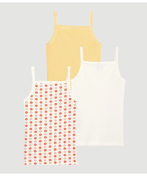 PETIT BATEAU（プチバトー）の「プリントキャミソール３枚組（キャミソール・キッズ・その他・6YEAR/8YEAR/12YEAR/10YEAR）」の3枚目の写真