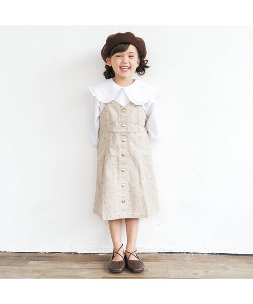 apres les cours（アプレレクール）の「フェルトベレー帽（ハンチング/ベレー帽・キッズ・ベージュ/ブラウン/チャコール・50/54/58）」の11枚目の写真