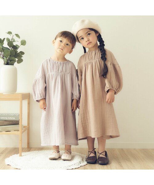 apres les cours（アプレレクール）の「フェルトベレー帽（ハンチング/ベレー帽・キッズ・ベージュ/ブラウン/チャコール・50/54/58）」の16枚目の写真