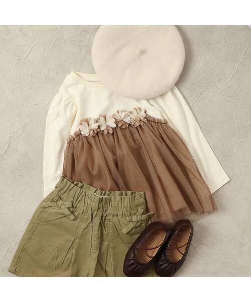 apres les cours（アプレレクール）の「フェルトベレー帽（ハンチング/ベレー帽・キッズ・ベージュ/ブラウン/チャコール・50/54/58）」の17枚目の写真