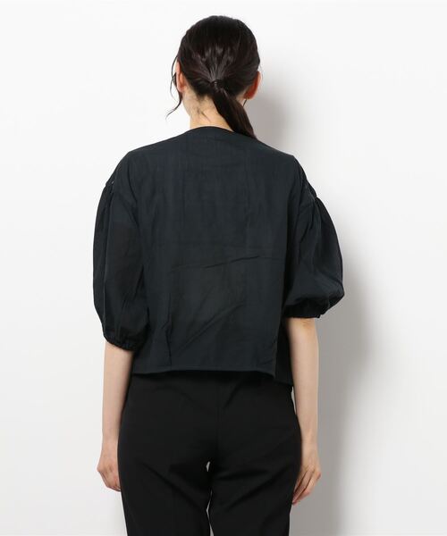 Samansa Mos2（サマンサ モスモス）の「レースボレロ（カーディガン/ボレロ・レディース・ベージュ/ブラック/カーキ/キナリ・ﾌﾘ-）」の6枚目の写真