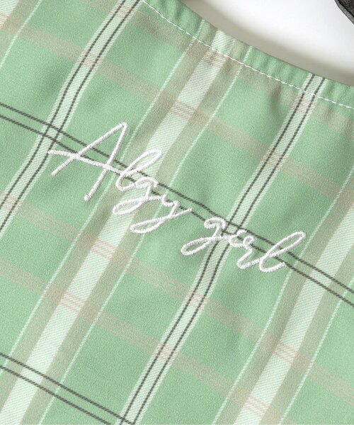 algy（アルジー）の「/チェック半袖ブラウス（シャツ/ブラウス・キッズ・オフホワイト/ミント/ブラウン・XX-SMALL/SMALL/MEDIUM/X-SMALL）」の13枚目の写真