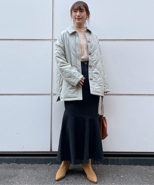 EPIMI E'PIMMY（エピミエピミー）の「デニムマーメイドスカート（デニムスカート・レディース・ブラック/ネイビー/ブルー/ピンクベージュ・MEDIUM）」の9枚目の写真