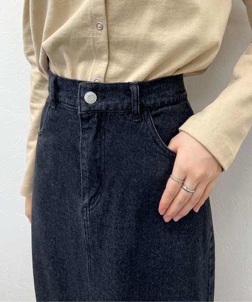 EPIMI E'PIMMY（エピミエピミー）の「デニムマーメイドスカート（デニムスカート・レディース・ブラック/ネイビー/ブルー/ピンクベージュ・MEDIUM）」の17枚目の写真