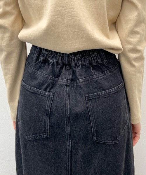 EPIMI E'PIMMY（エピミエピミー）の「デニムマーメイドスカート（デニムスカート・レディース・ブラック/ネイビー/ブルー/ピンクベージュ・MEDIUM）」の16枚目の写真