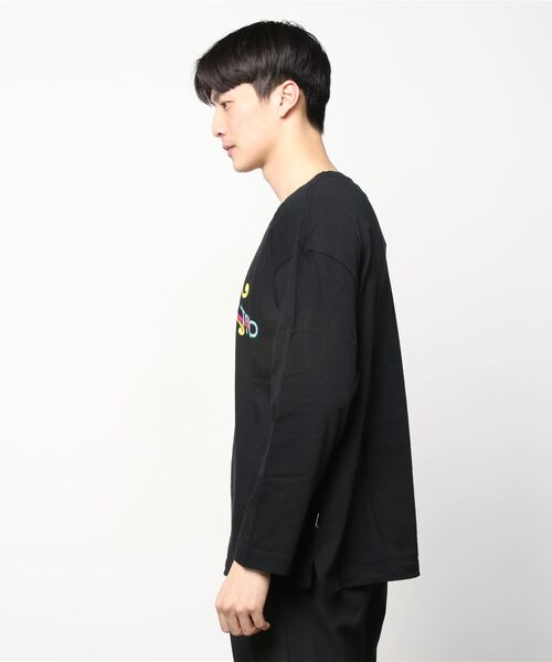 MYne(マイン)の「【MYne】"THE HIPPEST TRIPA"プリンテッドロングスリーブ Tシャツ/"THE HIPPEST TRIPA" Printed L/S T-shirt(Tシャツ/カットソー・メンズ・ホワイト/ブラック・S/L/M)」の16枚目の写真