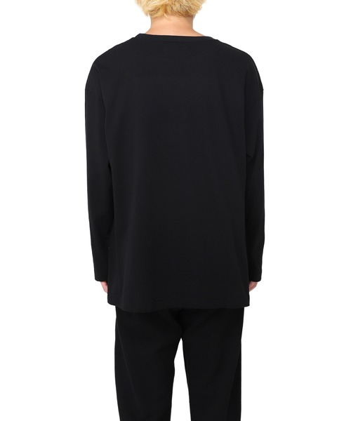 MYne(マイン)の「【MYne】"THE HIPPEST TRIPA"プリンテッドロングスリーブ Tシャツ/"THE HIPPEST TRIPA" Printed L/S T-shirt(Tシャツ/カットソー・メンズ・ホワイト/ブラック・S/L/M)」の7枚目の写真