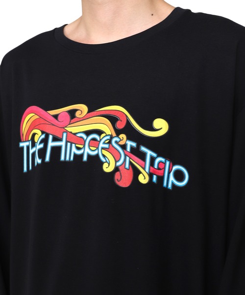 MYne(マイン)の「【MYne】"THE HIPPEST TRIPA"プリンテッドロングスリーブ Tシャツ/"THE HIPPEST TRIPA" Printed L/S T-shirt(Tシャツ/カットソー・メンズ・ホワイト/ブラック・S/L/M)」の9枚目の写真