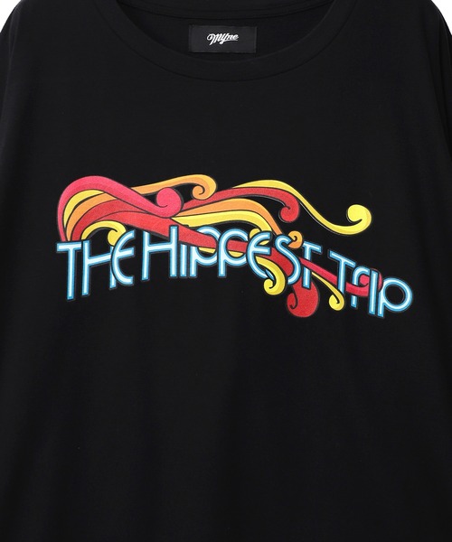 MYne(マイン)の「【MYne】"THE HIPPEST TRIPA"プリンテッドロングスリーブ Tシャツ/"THE HIPPEST TRIPA" Printed L/S T-shirt(Tシャツ/カットソー・メンズ・ホワイト/ブラック・S/L/M)」の14枚目の写真