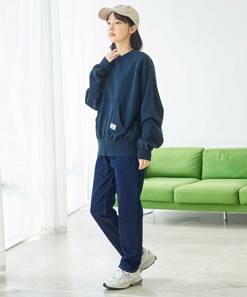 SILAS（サイラス）の「QUILTED SWEAT TOP キルティング スウェットトップ サイラス（スウェット・レディース・ネイビー/ブラック/オフホワイト・ONE SIZE）」の4枚目の写真