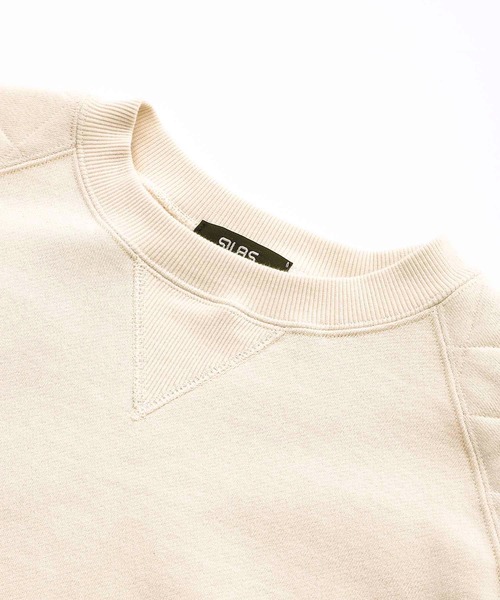 SILAS（サイラス）の「QUILTED SWEAT TOP キルティング スウェットトップ サイラス（スウェット・レディース・ネイビー/ブラック/オフホワイト・ONE SIZE）」の16枚目の写真