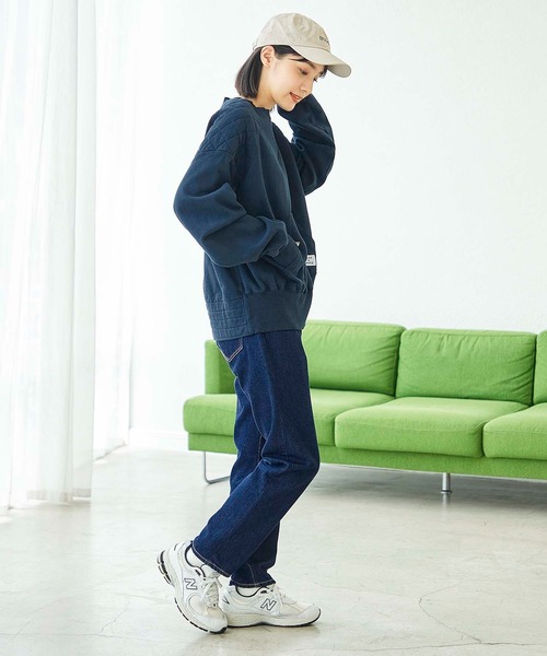 SILAS（サイラス）の「QUILTED SWEAT TOP キルティング スウェットトップ サイラス（スウェット・レディース・ネイビー/ブラック/オフホワイト・ONE SIZE）」の15枚目の写真