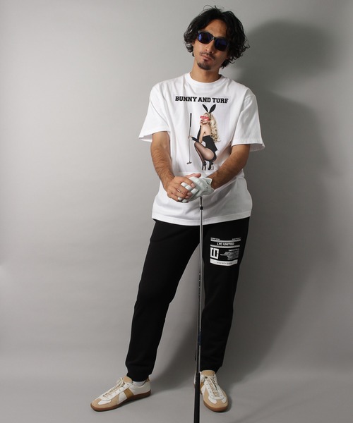 LIBERTY CITY（リバティシティ）の「【LIBERTY CITY/リバティーシティ】 [BUNNY&TURF] Tシャツ（Tシャツ/カットソー・メンズ・ブラック/ホワイト・2/4/3）」の12枚目の写真