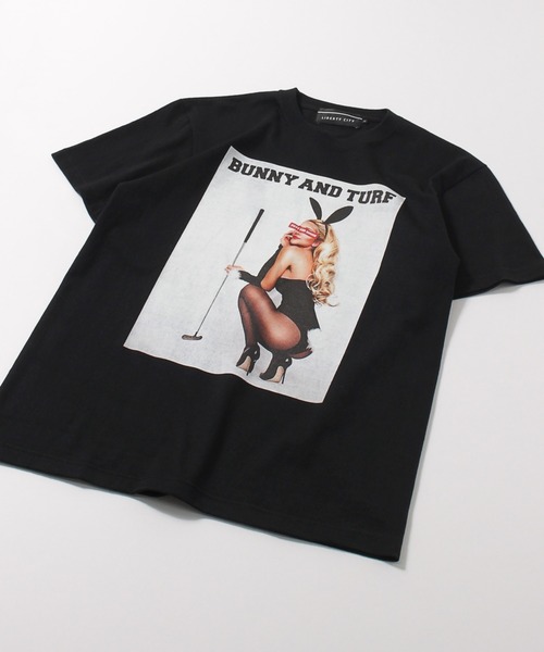 LIBERTY CITY（リバティシティ）の「【LIBERTY CITY/リバティーシティ】 [BUNNY&TURF] Tシャツ（Tシャツ/カットソー・メンズ・ブラック/ホワイト・2/4/3）」の9枚目の写真