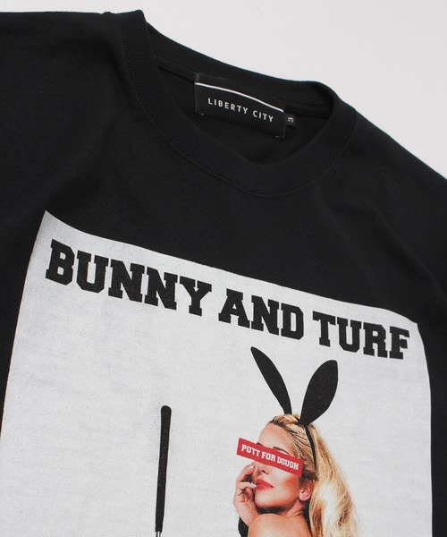LIBERTY CITY（リバティシティ）の「【LIBERTY CITY/リバティーシティ】 [BUNNY&TURF] Tシャツ（Tシャツ/カットソー・メンズ・ブラック/ホワイト・2/4/3）」の17枚目の写真