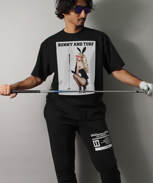 LIBERTY CITY（リバティシティ）の「【LIBERTY CITY/リバティーシティ】 [BUNNY&TURF] Tシャツ（Tシャツ/カットソー・メンズ・ブラック/ホワイト・2/4/3）」の10枚目の写真