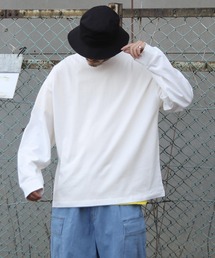 ZIP FIVE | 【USAコットン】バルーンスリーブビッグシルエット 高密度ヘビーウェイトロング長袖Tシャツ(Tシャツ/カットソー)