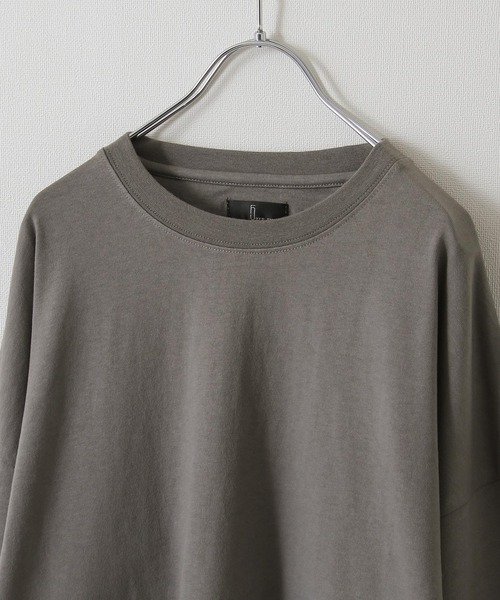 ZIP FIVE（ジップファイブ）の「【ZIP FIVE】【USAコットン】【8oz】バルーンスリーブビッグシルエット 高密度ヘビーウェイトロング長袖Tシャツ（Tシャツ/カットソー・メンズ・ブラック/チャコール/ホワイト・LARGE/MEDIUM）」の4枚目の写真