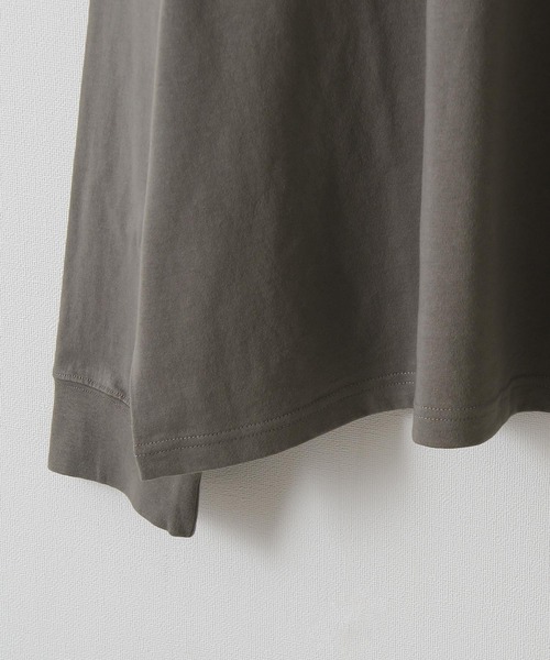 ZIP FIVE（ジップファイブ）の「【ZIP FIVE】【USAコットン】【8oz】バルーンスリーブビッグシルエット 高密度ヘビーウェイトロング長袖Tシャツ（Tシャツ/カットソー・メンズ・ブラック/チャコール/ホワイト・LARGE/MEDIUM）」の6枚目の写真